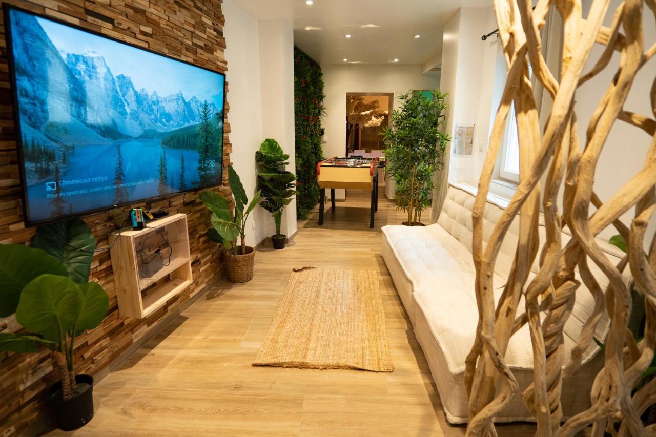 Capsule Thailande I Sauna I Balneo I Console I Jeux En Bois I Cinema I Cour Interieure Trith-Saint-Leger Экстерьер фото